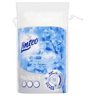 Linteo Kosmetické vatové polštářky Ag+ maxi 40 ks