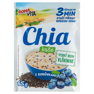 Bona Vita Chia kaše s borůvkami 65g