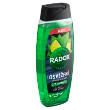 Radox Refreshing Menthol and Citrus Shower Gel 3 in 1 for Men 450ml