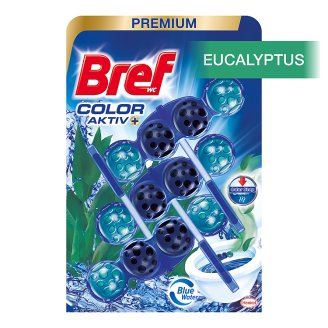 Bref Blue Aktiv Eucalyptus tuhý WC blok 3 x 50g