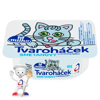 Milko Tvaroháček Tvarohový krém smetanový 90g