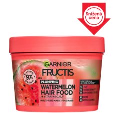 Fructis Hair Food Plumping Watermelon 3 in1  hair mask for fine hair, 400 ml