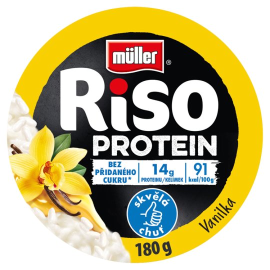 Müller Riso Protein mléčný rýžový dezert 180g
