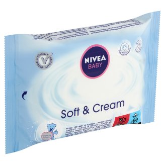 Nivea Baby Soft & Cream Ubrousky 20 ks