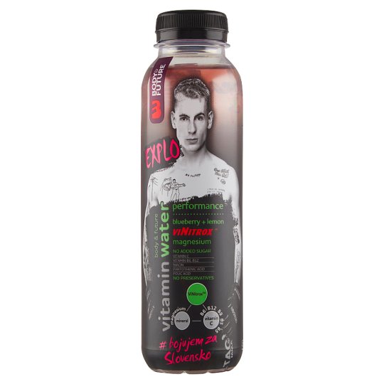 Body&Future Performance nesycená vitamínová voda borůvka - citrón 400ml