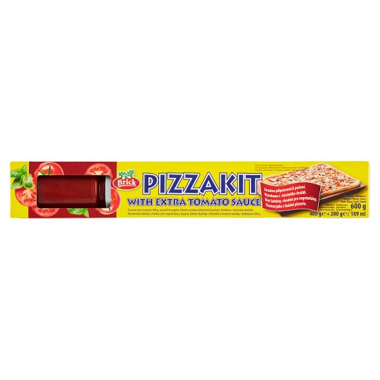 image 1 of Brick Pizza Kit with Extra Tomato Sauce 600g
