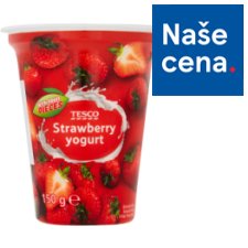 Tesco Jogurt jahodový 150g