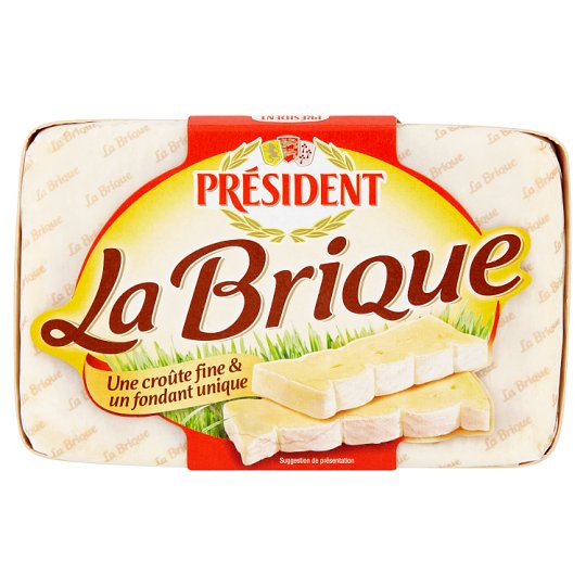 Président La Brique Soft Ripened Cheese With White Mold 200g Tesco Groceries