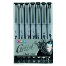 Colorino Artist Fineliners 7 pcs