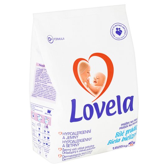 Lovela Bílé prádlo prášek na praní 13 praní 1,625kg
