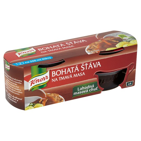 Knorr Bohatá Šťáva Na Tmavá Masa 4 x 28g