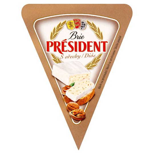 Président Brie s ořechy 125g