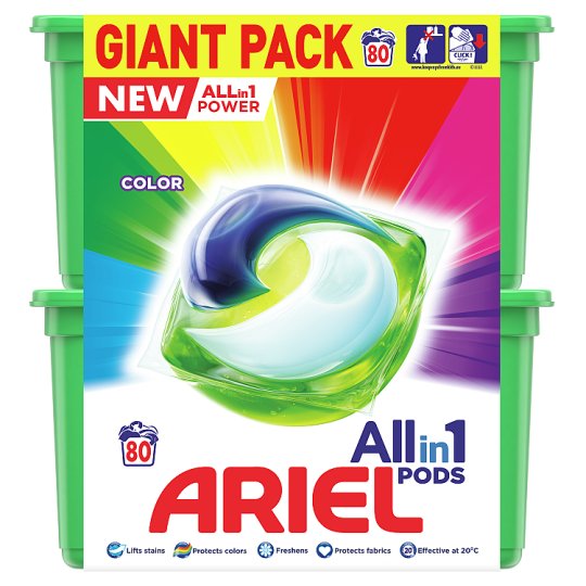 Ariel Allin1 Pods Color Kapsle Na Praní 80 Praní