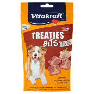 Vitakraft Treaties bits játrové pečené kousky pro psy 120g