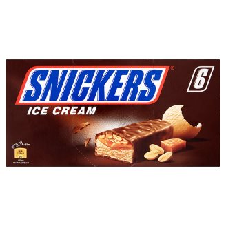 Snickers Mražený mléčný krém s arašídy, karamelem a kakaovou polevou 6 x 48g