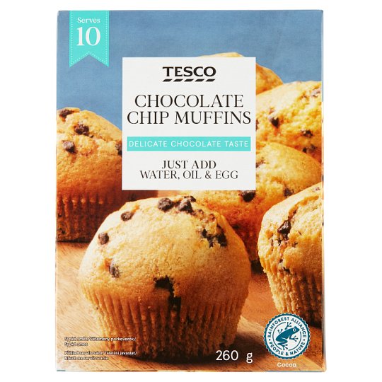 Tesco Chocolate Chip Muffins 260g