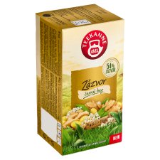 Teekanne World of Ginger Herbal Tea Flavoured with Elderflower Taste 20 x 1.75g (35g)