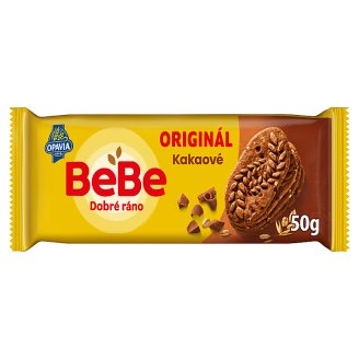 Opavia BeBe Dobré ráno kakaové cereální sušenky 50g