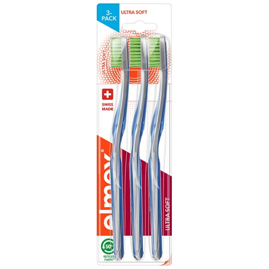 elmex® Ultra Soft Toothbrush 3 pcs