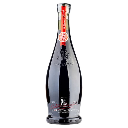 Вино Cabernet боставан красн полусладк 750мл 10-13% /молдова/ (4840472008076)