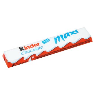 Kinder Maxi tyčinka z mléčné čokolády s mléčnou náplní 21g