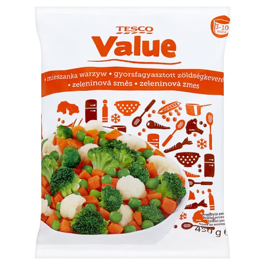 Tesco Value Zeleninová směs 450g