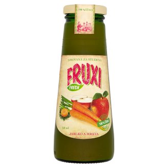 Fruxi Fresh Šťáva z čerstvě lisovaných jablek a mrkve 250ml