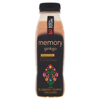 Body&Future Memory Smoothie pro zlepšení paměti - ginko, borůvka, dýně, mandarinka 330ml