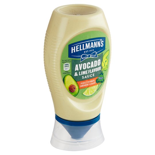 Hellmann's Avocado & Lime Flavour Sauce 250ml Tesco Groceries