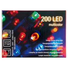 Snow Meister SM2452 200 LED lampičky na vánoční stromek energeticky úsporné multicolor 11,5m