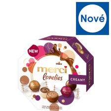 merci Lovelies Creamy Selection of Chocolate Candies 185g