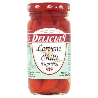 Delicias Červené chilli papričky 90g