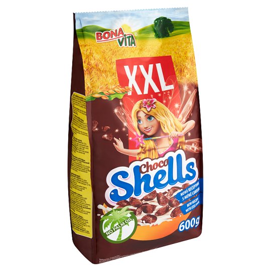 Bona Vita Choco Shells obilné mušličky s kakaem 600g