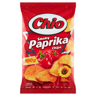 Chio Smažené bramborové lupínky s příchutí papriky 100g