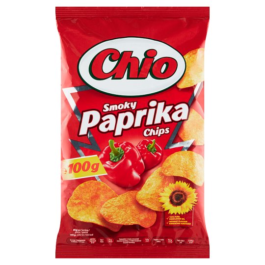Chio Smoky paprika chips 100g Tesco Potraviny