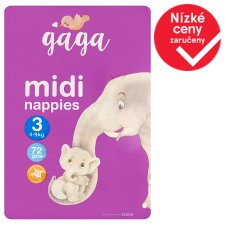 Gaga Pleny 3 Midi 4-9 kg 72 ks