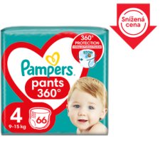 Pampers Pants Plenkové Kalhotky Velikost 4, 66 Kusů, 9kg-15kg