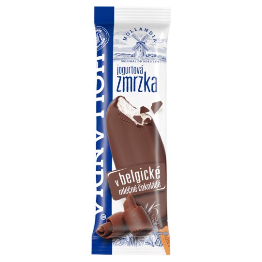 Hollandia Zmrzka v belgické mléčné čokoládě s kulturou BiFi 50ml
