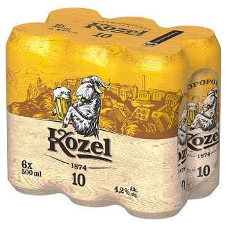 Velkopopovický Kozel Světlý výčepní pivo 6 x 500ml