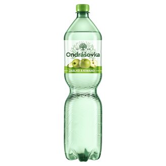 Ondrášovka Jemně perlivá minerální voda s příchutí kiwano & jablko 1,5l