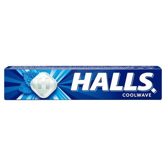 Halls Dropsy s příchutí mentolu a eukalyptu 33,5g