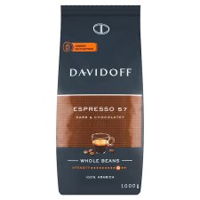 Davidoff Espresso 57 Dark & Chocolatey pražená zrnková káva 1000g