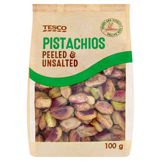 Tesco Pistácie jádra nesolené 100g