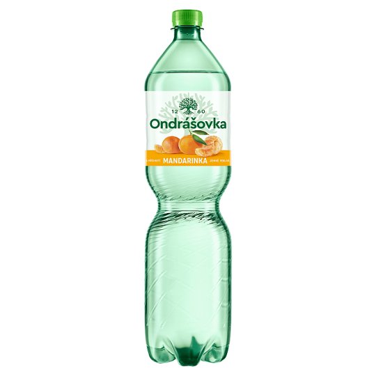 Ondrášovka Jemně perlivá minerální voda s příchutí mandarinky 1,5l