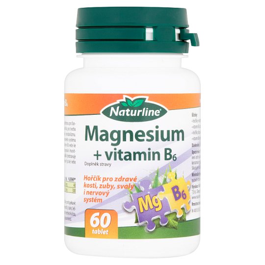 Naturline Magnesium + vitamin B6 60 tablet