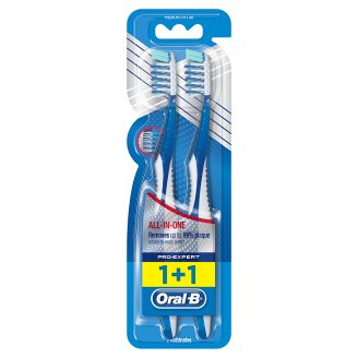 Oral-B Pro-Expert CrossAction All In One Středně Měkký Kartáček 2 Ks