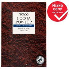 Tesco Kakaový prášek se sníženým obsahem tuku 200g