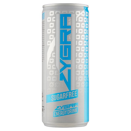 Zygra Sugarfree Energy Drink 250ml Tesco Groceries