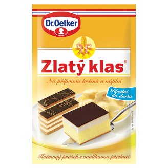 Dr. Oetker Zlatý klas Na přípravu krémů a náplní vanilková příchuť 40g