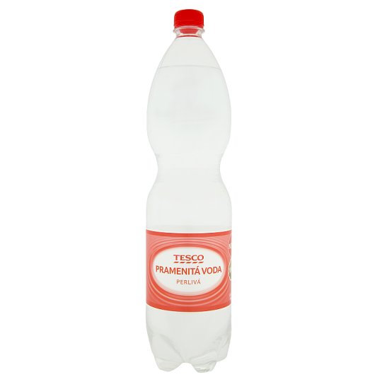 Tesco Pramenitá voda sycená 1,5l
